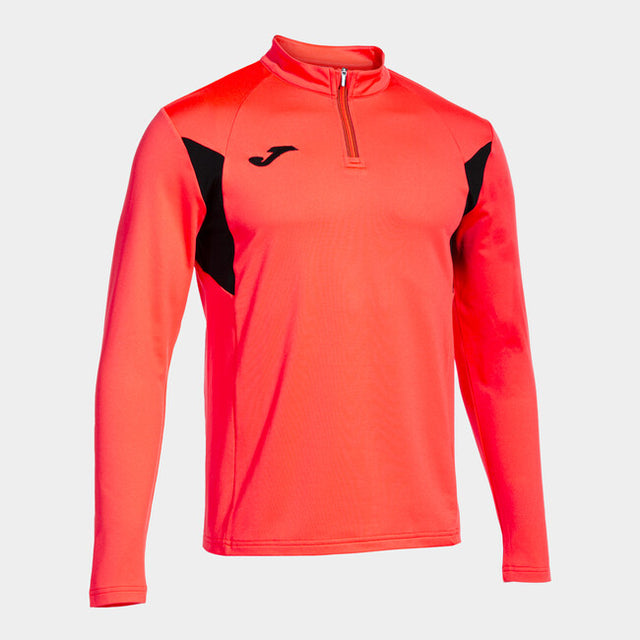 Mikina WINNER III SWEATSHIRT koralová fluo čierna