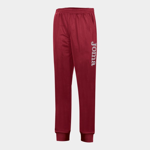 LONG POLYFLEECE BURGUNDY TROUSERS BURGUNDY