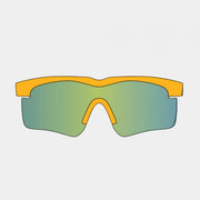 Bežecká vesta SUNGLASSES čierna oranžová