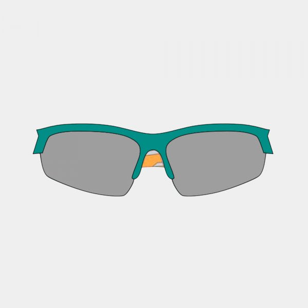 Bežecká vesta SUNGLASSES GREEN ROYAL BLUE zelená