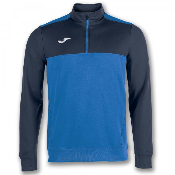 Mikina SWEATSHIRT 1/2 ZIPPER WINNER azúrová navy