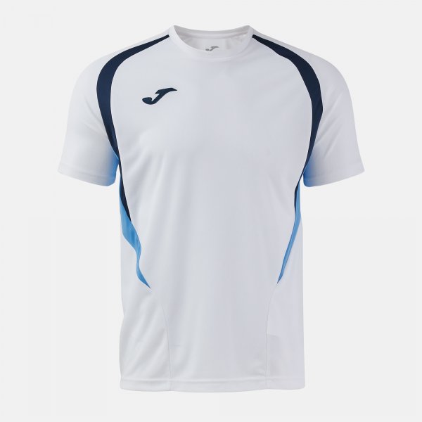 Tričko T-CHAMPIONSHIP SHORT SLEEVE T-SHIRT biela modrá svetlá