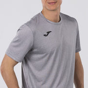 T-SHIRT COMBI GREY S/S GRIS MELANGE CLARO
