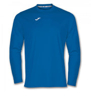 T-SHIRT COMBI WHITE L/S ROYAL