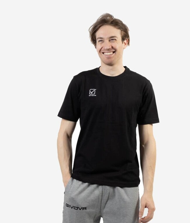 Krátke tričko T-SHIRT COTONE ACTION čierna