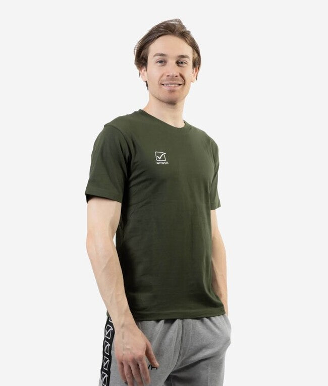 Krátke tričko T-SHIRT COTONE ACTION vojenská zelená