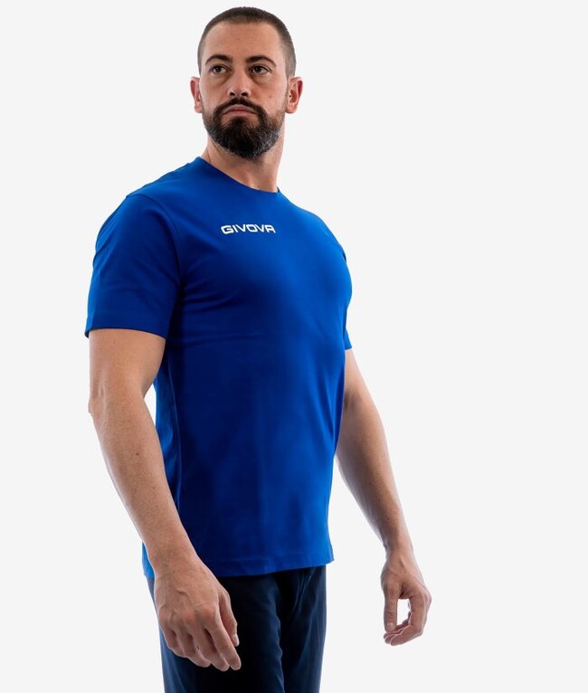 Krátke tričko T-SHIRT COTONE FRESH azúrová modrá