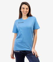 Krátke tričko T-SHIRT COTONE FRESH svetlomodrá