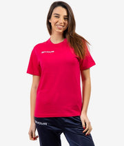 Krátke tričko T-SHIRT COTONE FRESH fuchsiová fluo