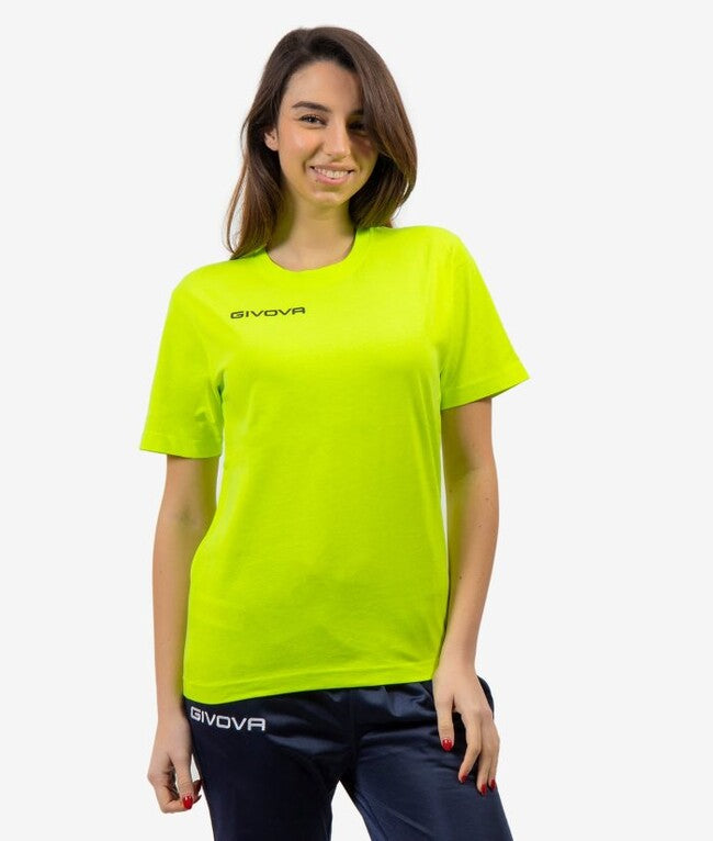 Krátke tričko T-SHIRT COTONE FRESH fluo žltá