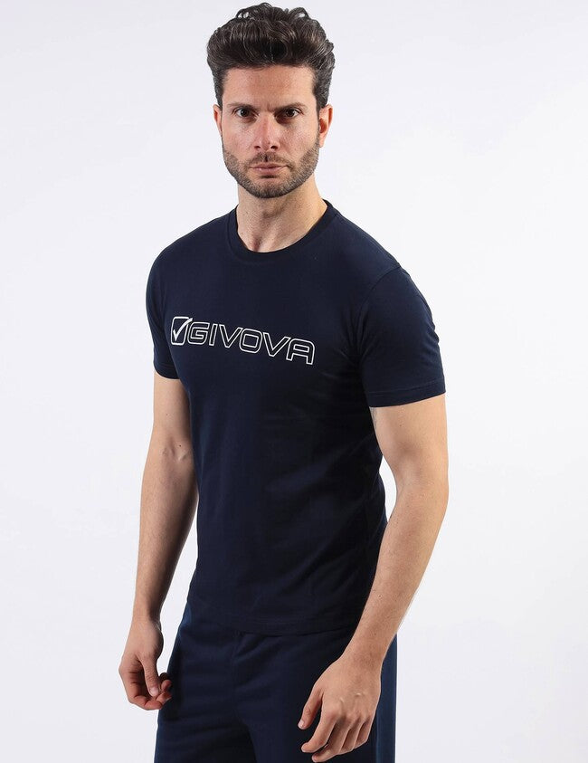 Tričko T-SHIRT COTONE MONDO modrá