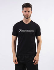 Tričko T-SHIRT COTONE MONDO čierna