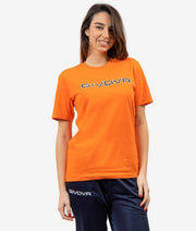 Krátke tričko T-SHIRT COTONE SPOT fluo oranžová