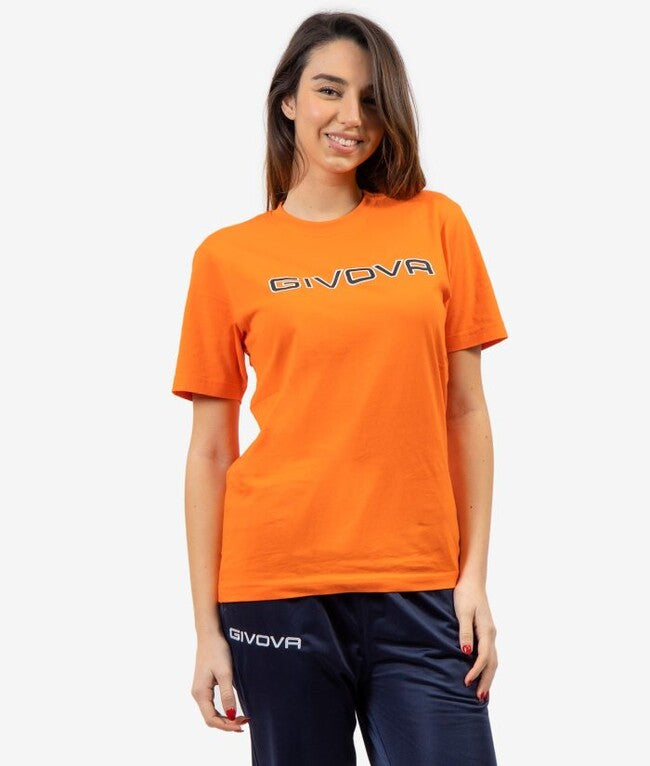 Krátke tričko T-SHIRT COTONE SPOT fluo oranžová