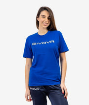 Krátke tričko T-SHIRT COTONE SPOT azúrová modrá