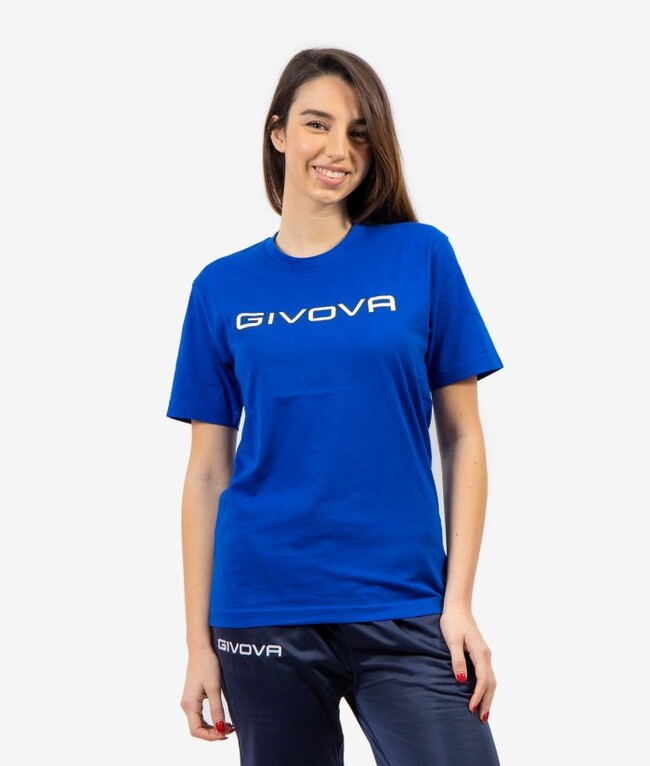 Krátke tričko T-SHIRT COTONE SPOT azúrová modrá