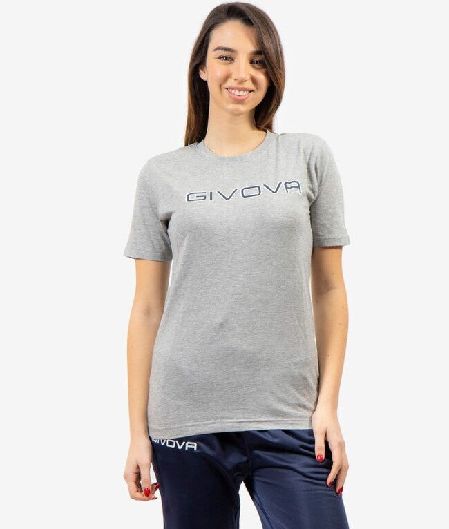 Krátke tričko T-SHIRT COTONE SPOT svetlá melanžová šedá