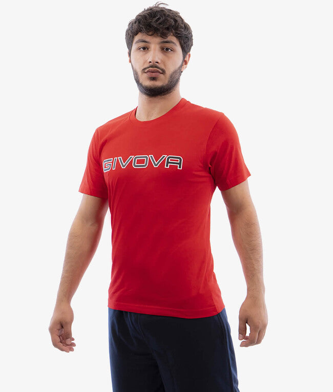 Krátke tričko T-SHIRT COTONE SPOT červená