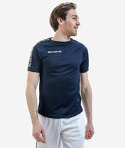 Tričko T-SHIRT POLY BAND modrá