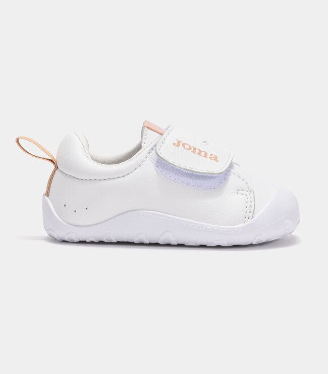 Voľnočasová obuv TEDDY JR BAREFOOT 2629 biela ružová