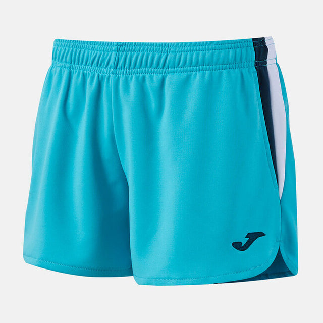 Dámske šortky TERRA SHORT tmavá námornícka modrá - fluo tyrkysová