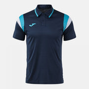 TERRA SHORT SLEEVE POLO DARK NAVY FLUOR TURQUOISE DARK NAVY TURQUESA