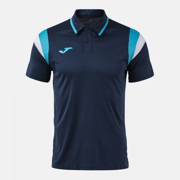 Polo tričko TERRA SHORT SLEEVE POLO tmavá námornícka modrá - tmavá námornícka-tyrkysová