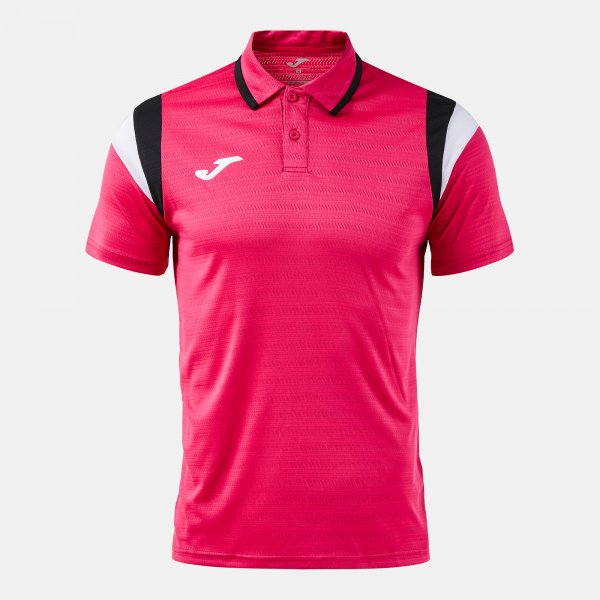 Polo tričko TERRA SHORT SLEEVE POLO tmavá námornícka modrá - fuchsiová čierna