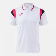 TERRA SHORT SLEEVE POLO WHITE FUCHSIA WHITE