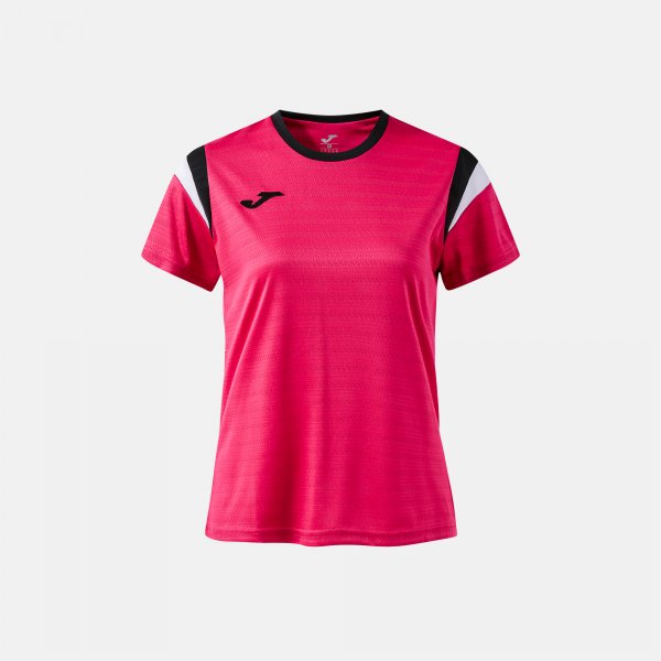 Dámske tričko TERRA SHORT SLEEVE T-SHIRT tmavá námornícka modrá - fuchsiová čierna