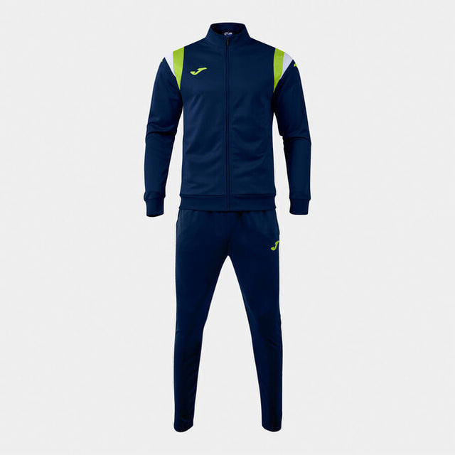 Súprava TERRA TRACKSUIT tmavá námornícka modrá - modrá námornícka zelená limetková