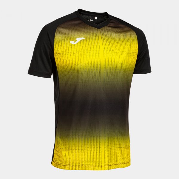 Dres / tričko TIGER V SHORT SLEEVE T-SHIRT čierna žltá
