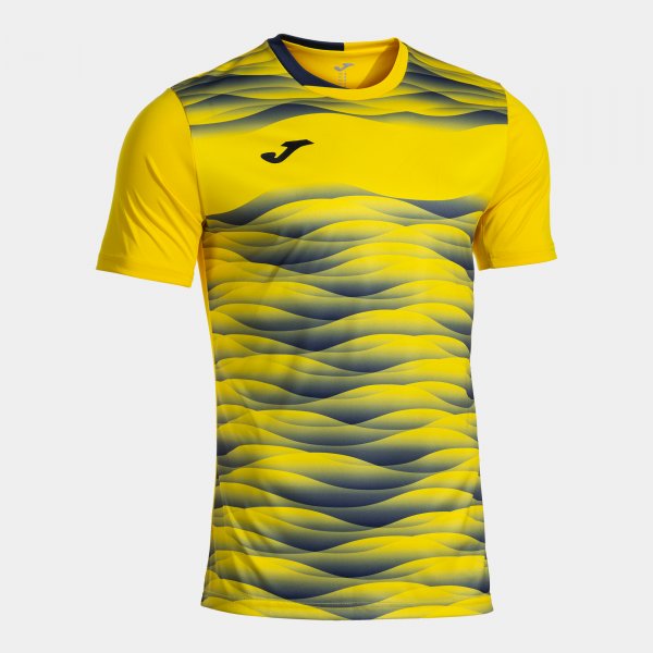 PERFORMANCE SHORT SLEEVE T-SHIRT YELLOW NAVY BLUE YELLOW-NAVY