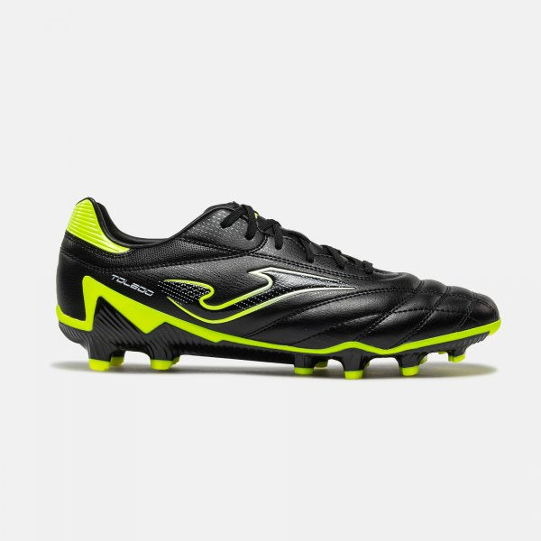 Kopačky na trávu TOLEDO 2601 BLACK FLUOR YELLOW FIRM GROUND NEGRO-AMARILLO FLUOR