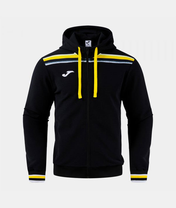 Mikina TOLEDO II ZIP-UP HOODIE čierna žltá