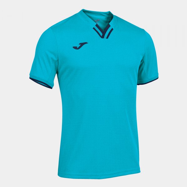 Dres / tričko TOLETUM IV RECYCLED SHORT SLEEVE T-SHIRT fluo tyrkysová