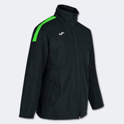 ANORAK TRIVOR NEGRO-VERDE FLUOR