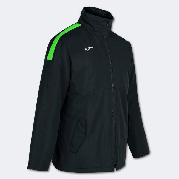 ANORAK TRIVOR NEGRO-VERDE FLUOR