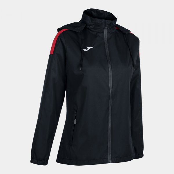 RAINJACKET TRIVOR BLACK-RED
