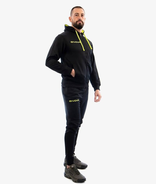 Súprava TUTA KING 4 SEASONS čierna-fluo žltá