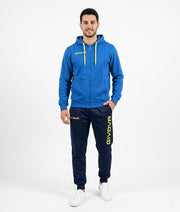 TUTA KING COTONE TERRY (POKER) AZZURRO/BLU