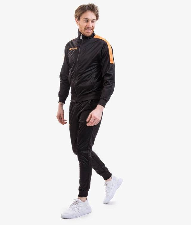 Súprava TUTA REVOLUTION FLUO TRIACETATO čierna-fluo oranžová