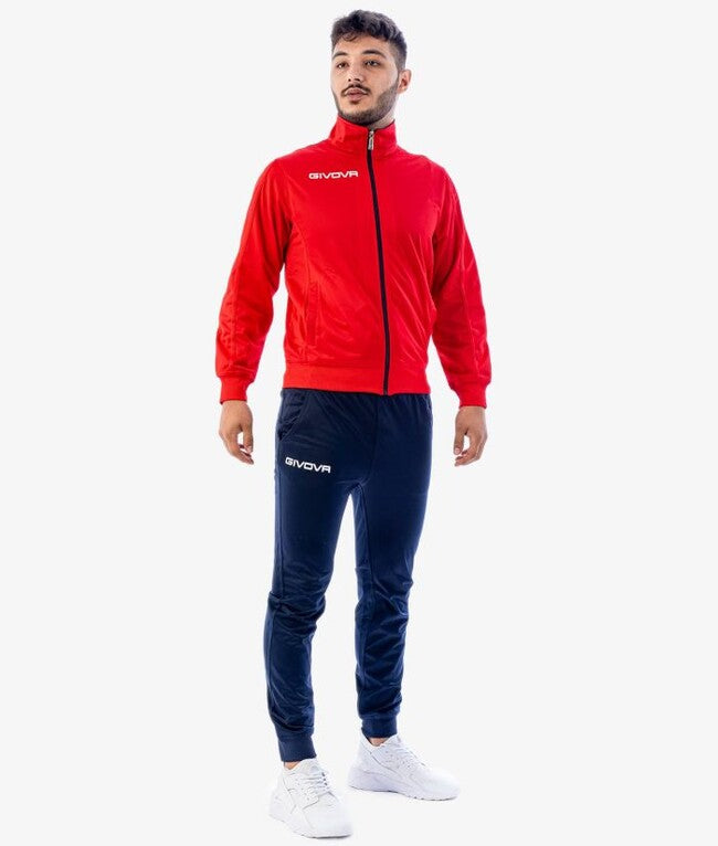 TUTA TORINO TRIACETATO ROSSO/BLU