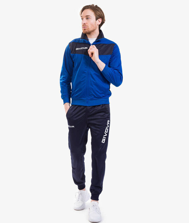 TUTA VISA TRIACETATO AZZURRO/BLU