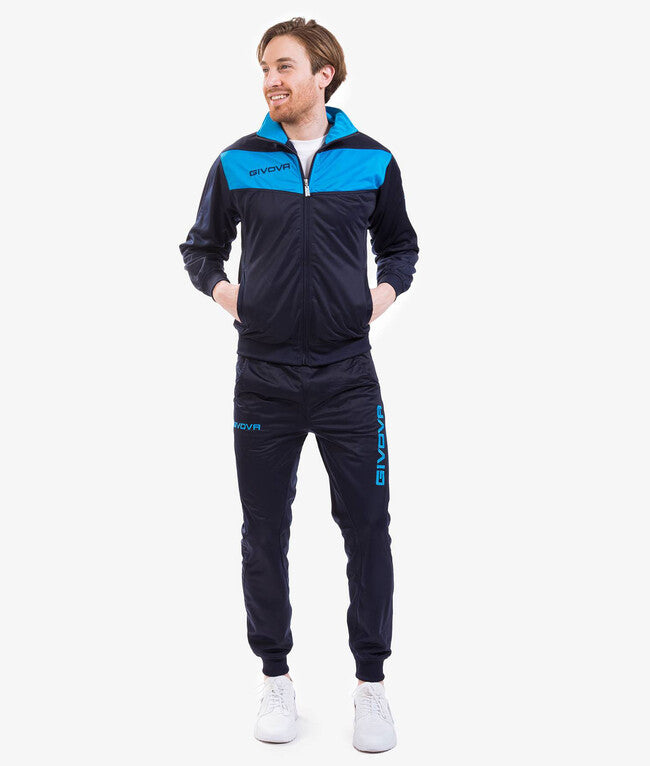 TUTA VISA TRIACETATO BLU/TURCHESE