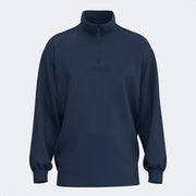 Mikina URBAN AESTHETICS FULL ZIP SWEATSHIRT modrá námornícka