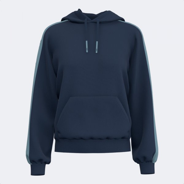 Dámska mikina URBAN AESTHETICS HOODIE NAVY BLUE SKY BLUE NAVY-SKY BLUE