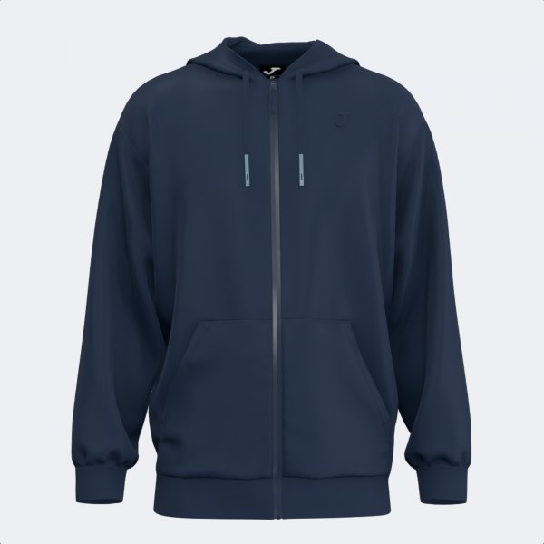 Mikina URBAN AESTHETICS ZIP-UP HOODIE modrá námornícka