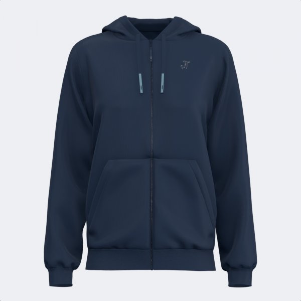 Dámska mikina URBAN AESTHETICS ZIP-UP HOODIE modrá námornícka