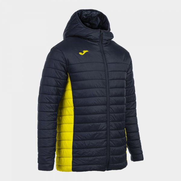 Bunda URBAN V ANORAK modrá námornícka žltá